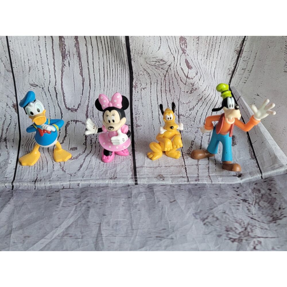 Disney Minnie Mouse Pluto Goofy Donald Figure Collection Cake Toppers